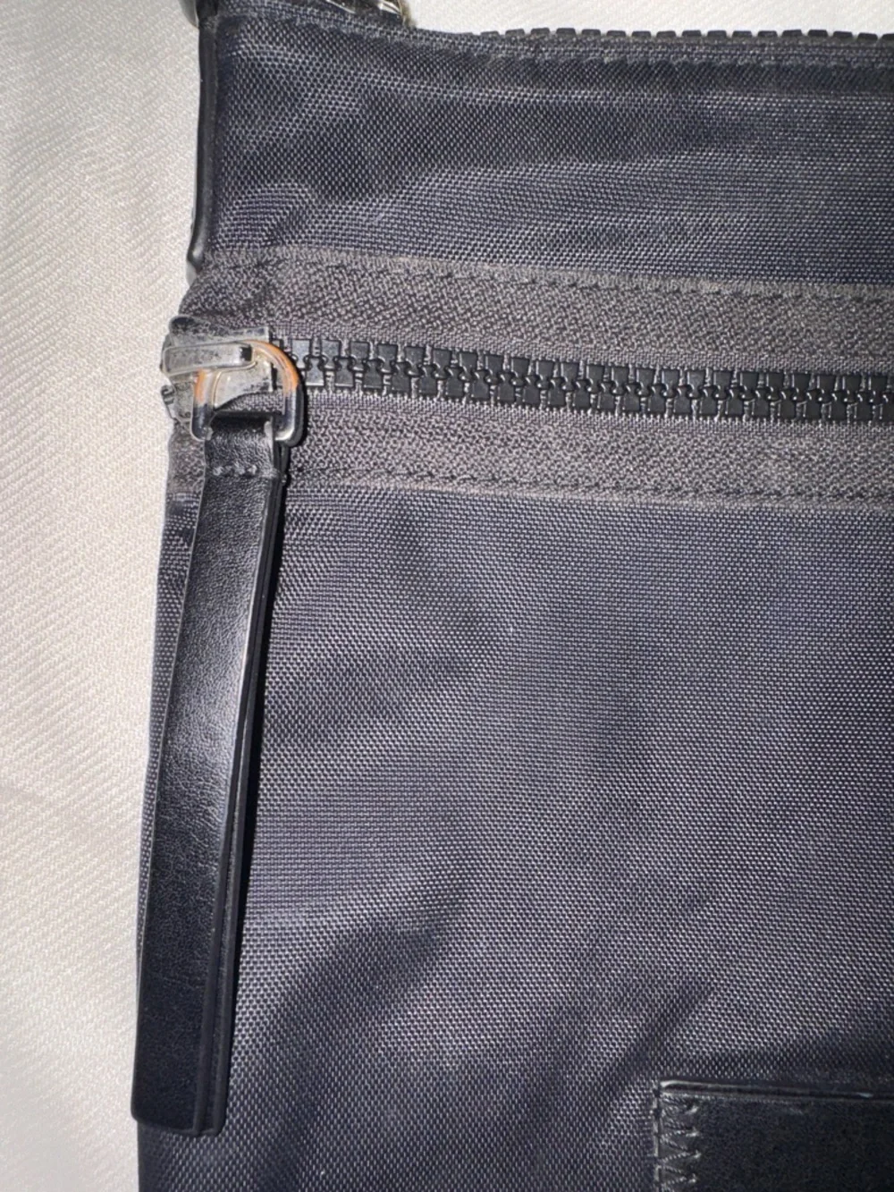 Marc Jacobs Black Nylon Messenger Crossbody Bag